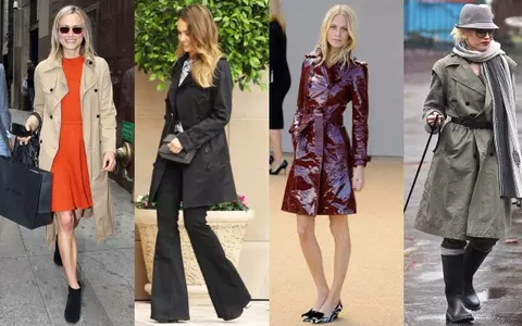 Trenciul, piesă de bază toamna asta. Vezi ce modele poartă vedetele!