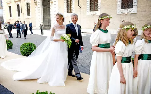 Prințul Amedeo al Belgiei s-a căsătorit cu jurnalista Elisabetta Rosboch von Wolkenstein, la Roma