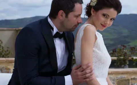 Anca şi Ştefan Lungu şi-au botezat fetiţa
