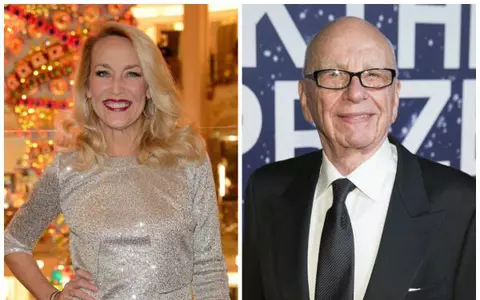 Jerry Hall şi Rupert Murdoch formează un cuplu