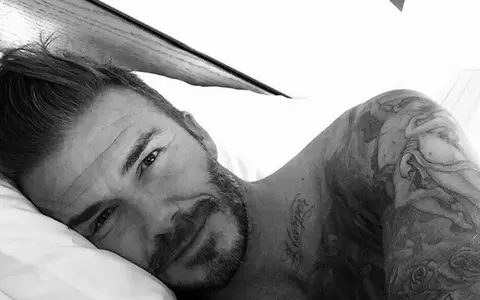 David Beckham are un tatuaj adorabil făcut de fetiţa lui de 4 ani