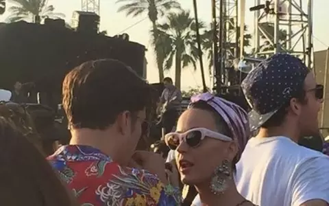 Katy Perry şi Oralndo Bloom, împreună la Coachella