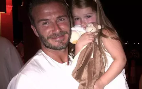 David şi Victoria Beckham au sărbătorit-o pe Harper, fetiţa lor