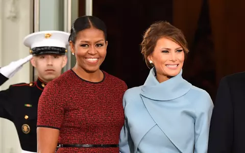 Melania Trump a furat toate privirile la ceremonia de învestire a noului președinte al Americii!