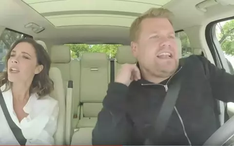 Victoria Beckham și James Corden au înnebunit internetul cu un altfel de Carpool Karaoke - VIDEO