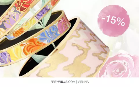 (P) FREYWILLE întâmpină noul sezon printr-o selecție de bijuterii în culorile primăverii, disponibile acum cu -15% discount!