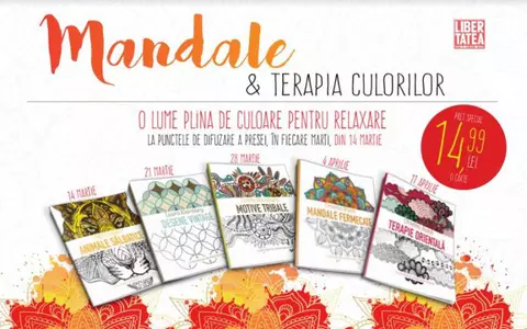 Relaxare orientală cu noua colecție de cărți de colorat pentru adulți
