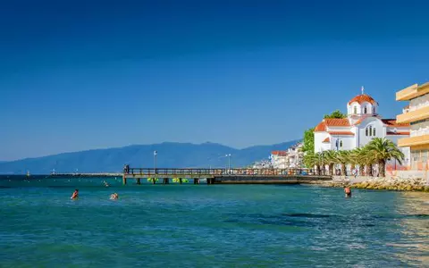 (P) Muntele și marea, în completă armonie în Paralia Katerini