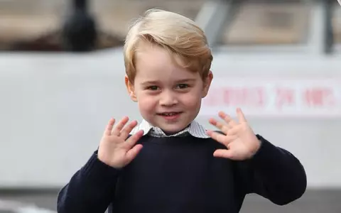 Primele fotografii din prima zi de şcoală a Prinţului George