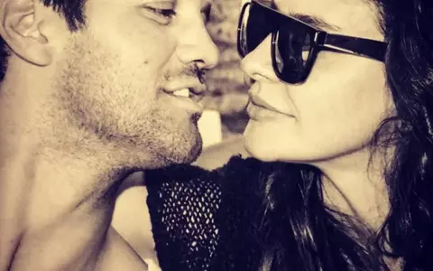 Adelina şi Cristi Chivu, pe covorul roşu la Milano