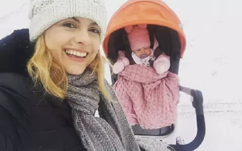 Fiica Simonei Gherghe a spus primul cuvânt. "Ana Georgia e sufletul meu!"