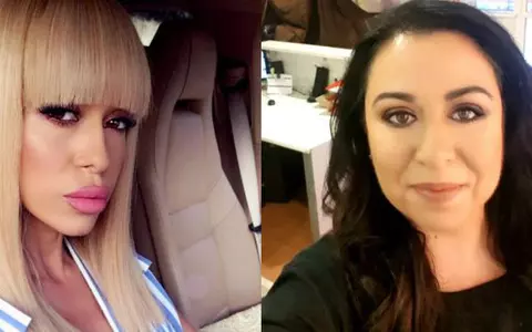 Anda Adam și Oana Roman au purtat ținute trase la indigo. Au îmbrăcat aceeași rochie cu paiete