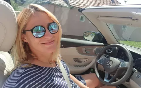 Prima imagine cu fetița Cameliei Potec. Micuţa poartă un nume deosebit