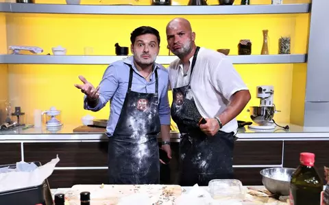 Liviu Vârciu și Andrei Ștefănescu, față în față cu jurații ”Chefi la cuțite”: ”Nu știu dacă se vor risca și vor gusta”