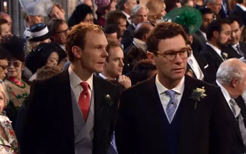 Primele imagini de la nunta Prinţesei Eugenie cu Jack Brooksbank