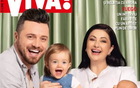 Gabriela Cristea, pictorial exclusiv cu familia, în VIVA! de Mai! Primele imagini cu Iris, bebelușul lor de numai o lună!