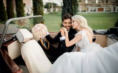 Primele fotografii cu Andreea Bălan în rochie de mireasă