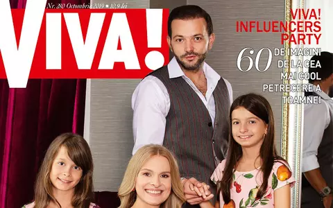 Mihai Morar și familia, pe coperta VIVA! de Octombrie! Prezentatorul TV a arătat-o tuturor pe micuța Roua - EXCLUSIV