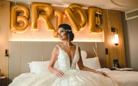 Prezentatoarea Olivia Păunescu s-a căsătorit. Primele imagini de la nunta vedetei