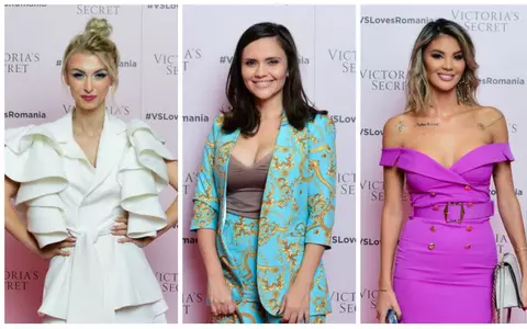 Cele mai sexy ținute! Cum s-au îmbrăcat vedetele pe covorul roz la deschiderea Victoria's Secret în România
