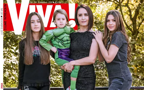 Amalia Năstase, pe coperta VIVA! de noiembrie, alături de cei trei copii! A slăbit 32 kg și a îmbrăcat aceeași rochie din 2012