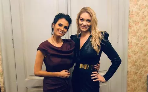 Cristi Borcea și Valentina Pelinel, apariție-surpriză la botezul fetiței Ancăi Serea. Ce sacrificii au făcut pentru a ajunge la timp