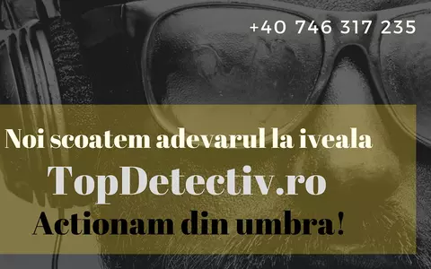 (P) Serviciile firmei Top Detectiv au puterea de a scoate la suprafață orice adevăr
