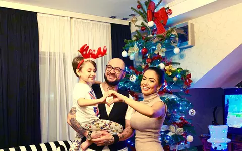 Andreea Mantea și Cristi Mitrea, împreună de Sărbători. Micuțul David este cel mai fericit