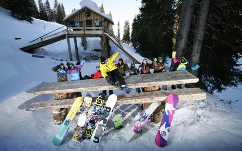 (P) Stațiunea de schi Avoriaz, atracție de top pentru amatorii de distracție