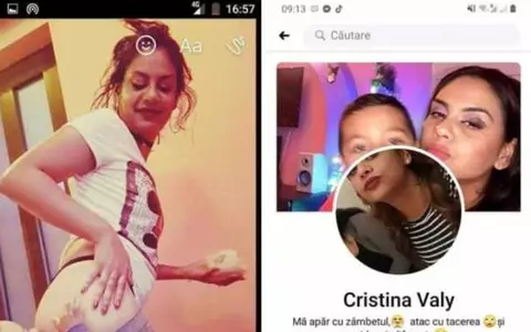 Scandalos! O mamă, fotografiată dezbrăcată în timp ce bebelușul o săruta pe fesă