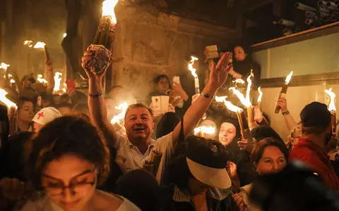 Pentru prima dată în istorie, Biserica Sfântului Mormânt din Ierusalim va fi închisă de Paște! Din cauza epidemiei de coronavirus, oamenii sunt îndemnați să cânte “Hristos a înviat!" de la balcoane