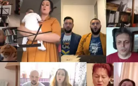 Ți se face pielea de găină! Artiștii Operei din Brașov, aflați în izolare la domiciliu, au cântat separat, dar împreună, aria "Corul Robilor", de Giuseppe Verdi. VIDEO