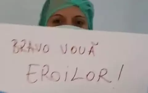 Cadrele medicale de la Spitalul "Victor Babeş" au dansat și au transmis mesaje de susținere pentru eroii din linia întâi: "Împreună vom trece şi peste asta". VIDEO viral