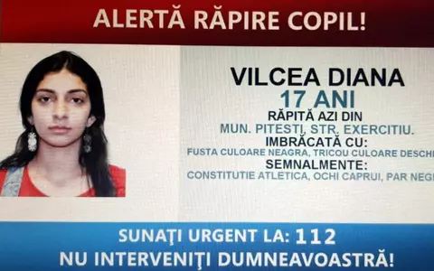 Apelul Poliției în cazul unei adolescente de 17 ani, răpită pe o stradă din Pitești. Tatăl a anunțat că fiica sa a fost urcată cu forța într-o mașină
