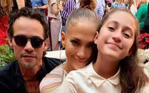 Cum arată fiica lui Jennifer Lopez și a lui Marc Anthony. La 12 ani, copila seamănă perfect cu mama ei