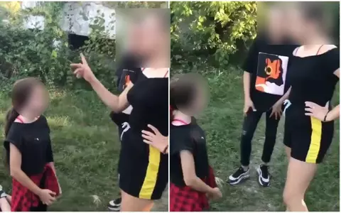 Explicația halucinantă a tatălui fetei violente din Târgu Jiu, care și-a lovit și umilit colega. Copila de 14 ani, care nu este la prima abatere, și-a petrecut noaptea în arestul Poliției