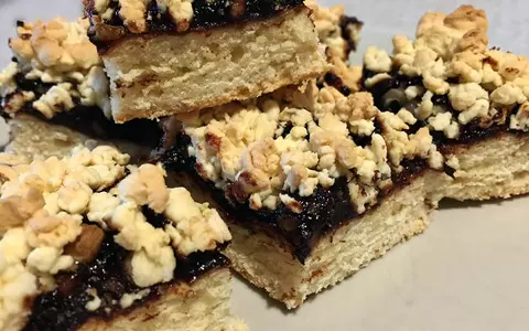 Prăjitură cu gem de prune. Senzația anotimpului