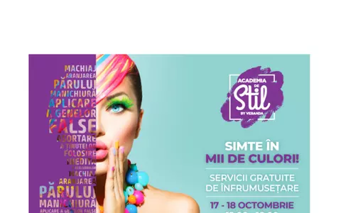 (P) Descoperă ultimele trenduri în frumusețe la cea de-a VII-a ediție „Academia de Stil” by Veranda Mall
