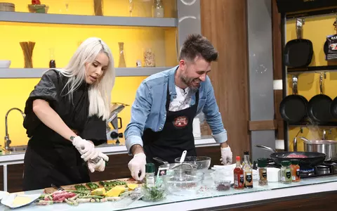 Florin Ristei și Carmen Grebenișan au făcut show la Chefi la Cuțite. S-a speculat că formează un cuplu