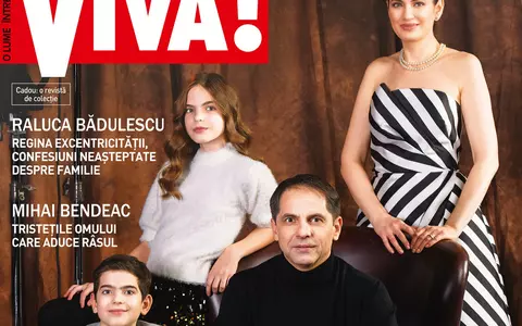 A apărut VIVA! de ianuarie! Dan Negru, prima copertă de familie, alături de soție și cei doi copii: "Acasă sunt asistenta TV care îi ține trena prezentatorului"