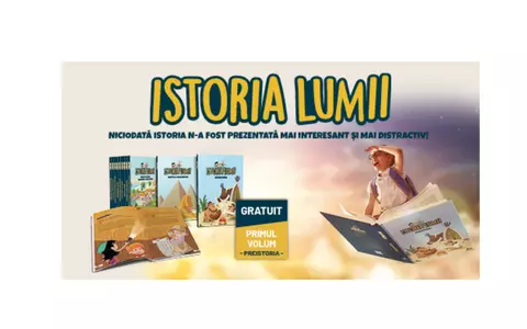 Nou: „Istoria lumii pentru copii”, cărțile cu  povești și ilustrații care le vorbesc copiilor despre episoade importante din istoria lumii