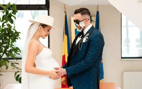 Emily Burghelea s-a măritat în secret. Primele imagini de la cununia civilă