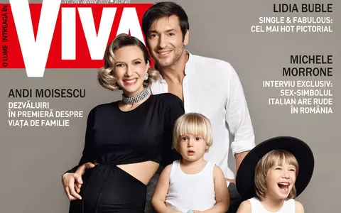 Adela Popescu, Radu Vâlcan și copiii, pe coperta VIVA! de Aprilie. Totul despre a treia sarcină și viața lor de familie