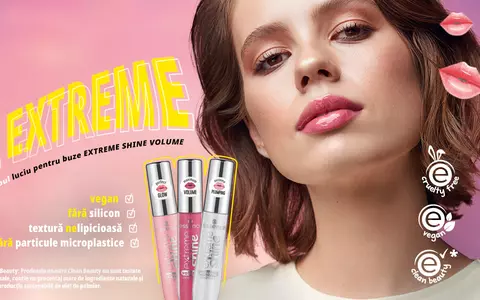 (P) SHINE EXTREM cu noul EXTREME SHINE VOLUME LIPGLOSS