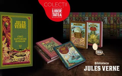 Cărți de Jules Verne: Oferă-i copilului doză de aventură cu "Cinci săptămâni în balon"