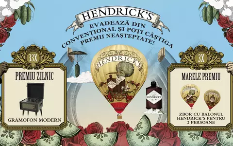 (P) Alexandrion Group anunță o campanie cu premii inedite, dedicată celor care iubesc Hendrick’s Gin