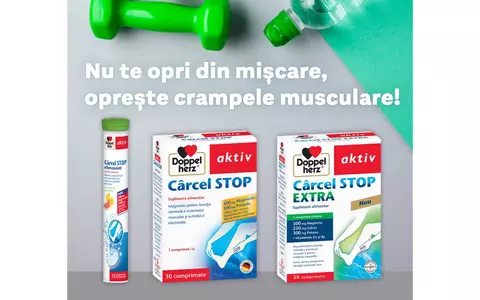 Nu te opri din mișcare, oprește crampele musculare!