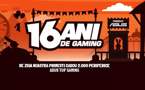 PC Garage sărbătoreşte 16 ani de gaming, oferind cadou 2.000 de periferice ASUS