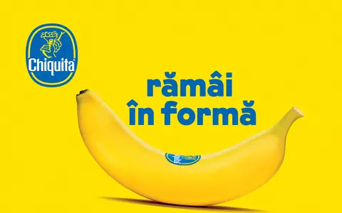 Chiquita aduce bucuria fructului galben-natural pe străzile Bucureștiului, în cea mai recentă campanie outdoor