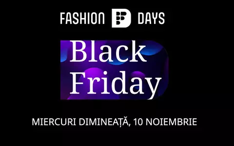Descoperă cele mai bune oferte de BLACK FRIDAY la Fashion Days
